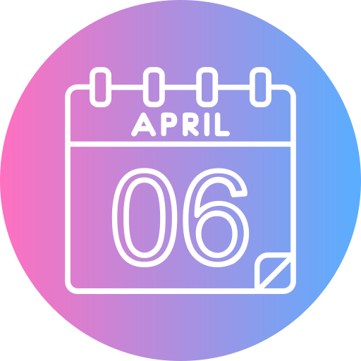 4월 Generic gradient fill icon
