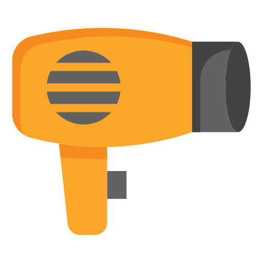 Hair dryer Generic color fill icon