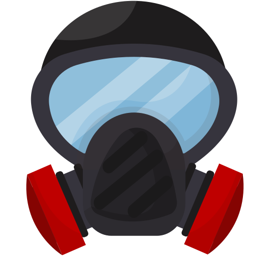 máscara de gas Generic color fill icono