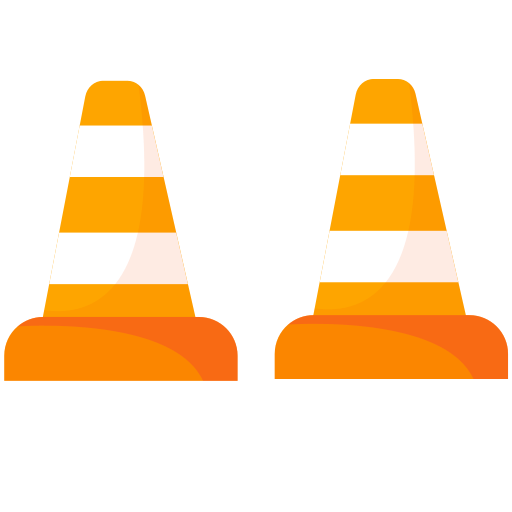 Traffic cone Generic color fill icon
