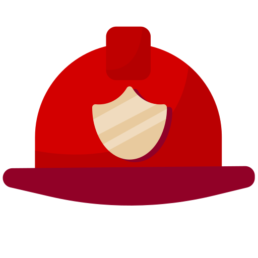 消防士のヘルメット Generic color fill icon