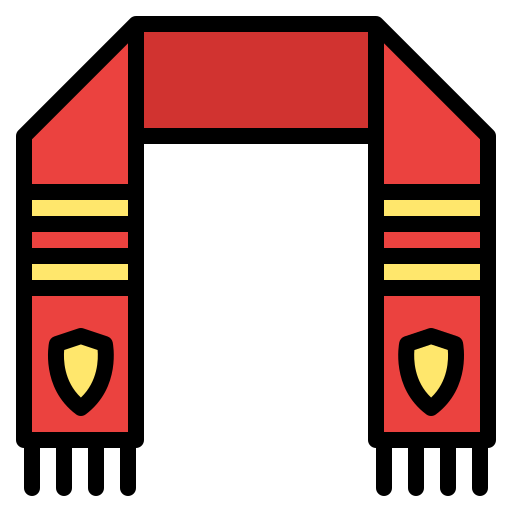 스카프 Generic color lineal-color icon