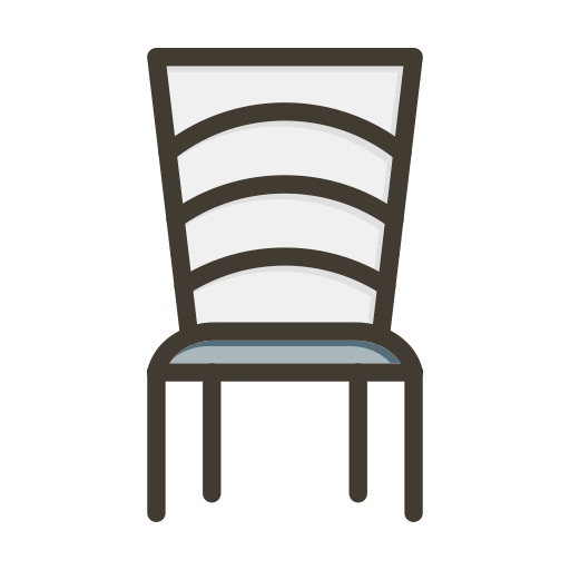 chaise de salle à manger Generic color lineal-color Icône