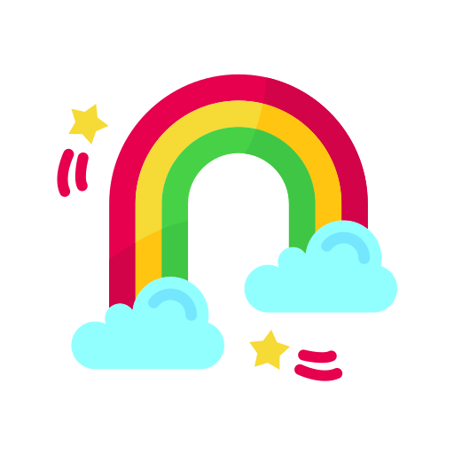 Rainbow Generic color fill icon