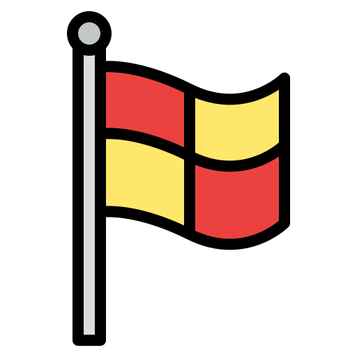 bandeira de impedimento Generic color lineal-color Ícone
