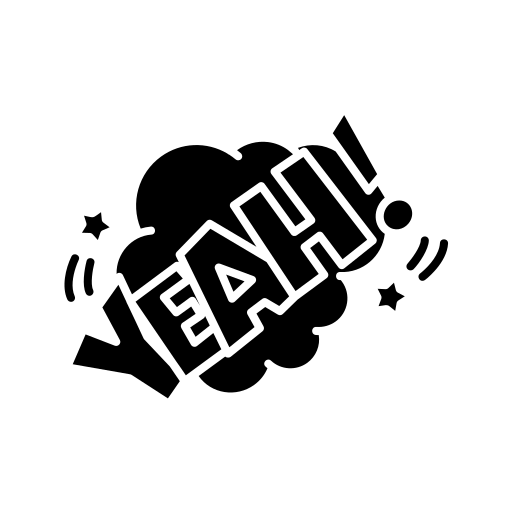 うん Generic black fill icon