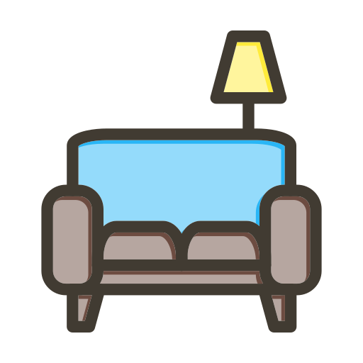 sala de estar Generic color lineal-color icono