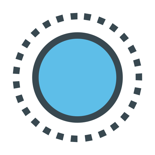 círculo Generic color lineal-color Ícone