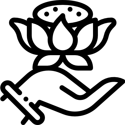 불교 Detailed Rounded Lineal icon
