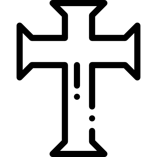 クロス Detailed Rounded Lineal icon