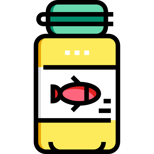 comida para pez Detailed Straight Lineal color icono