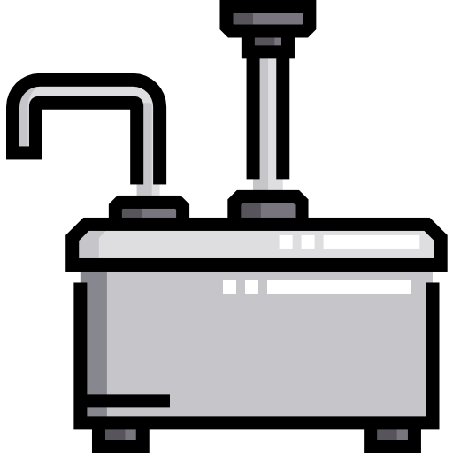 dispenser Detailed Straight Lineal color icoon