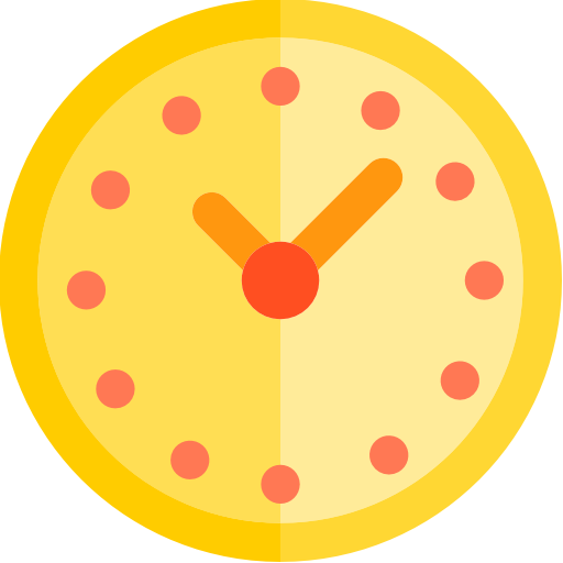 Часы srip Flat иконка