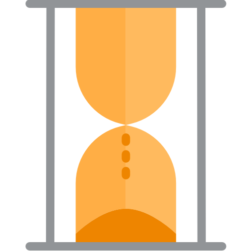 Hourglass srip Flat icon