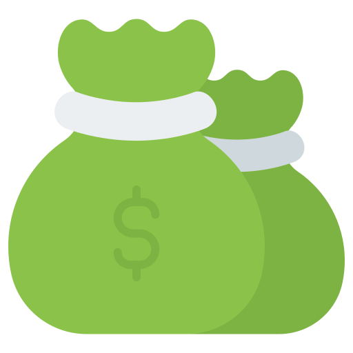Money bags Generic color fill icon
