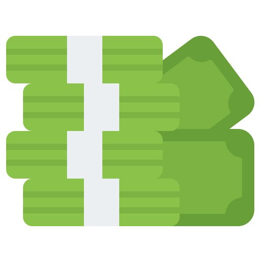 Money stack Generic color fill icon