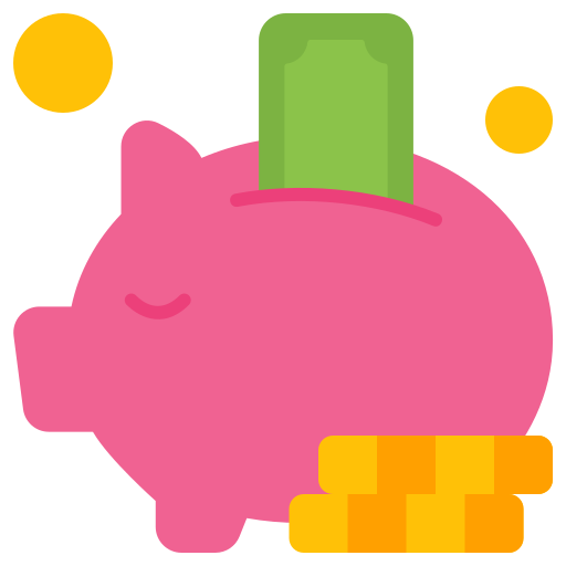 Piggy bank Generic color fill icon