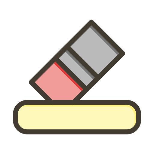 narzędzie do gumki Generic color lineal-color ikona