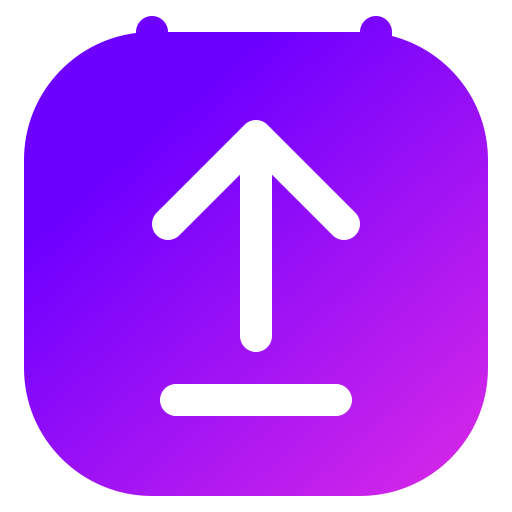 hochladen Generic gradient fill icon