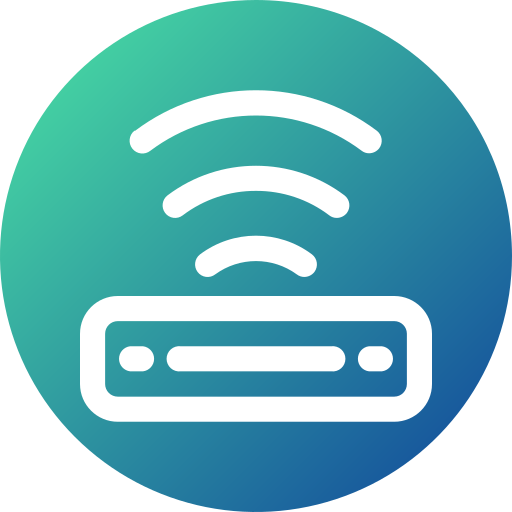 router Generic gradient fill icon