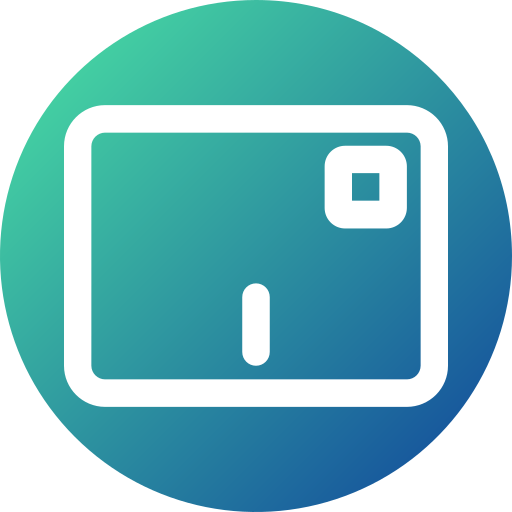 trackpad Generic gradient fill icon