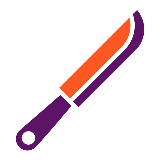 cuchillo Generic color fill icono