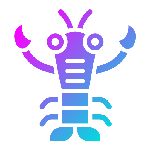 Lobster Generic gradient fill icon