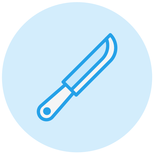 messer Generic color lineal-color icon