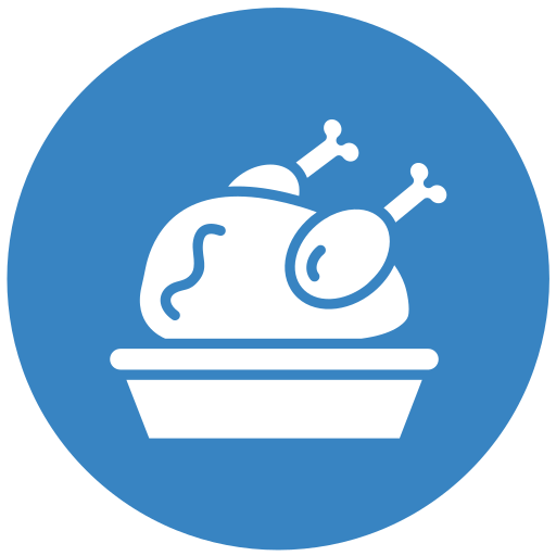 Roast chicken Generic color fill icon