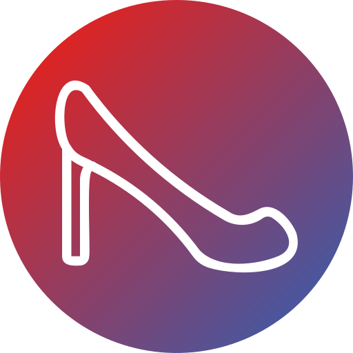 Women shoes Generic gradient fill icon