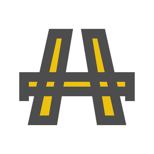 autobahn Generic color lineal-color icon