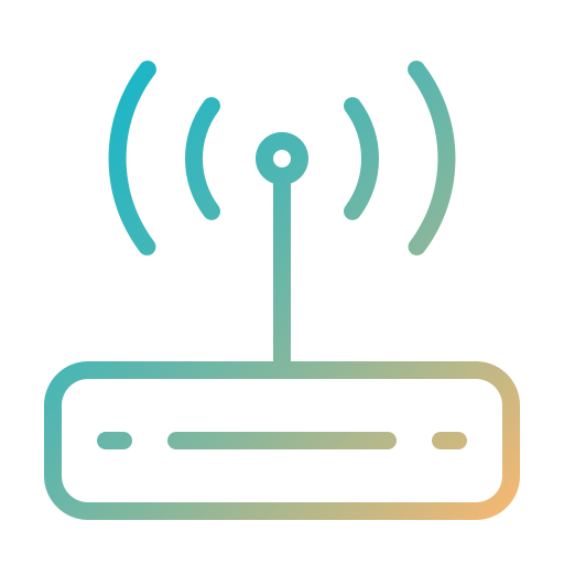 router Generic gradient outline icoon