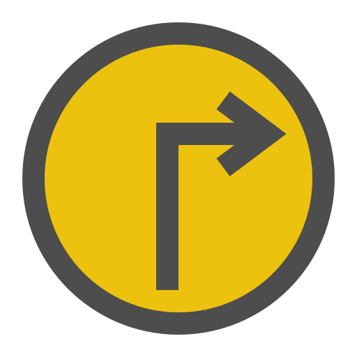Turn right Generic color lineal-color icon