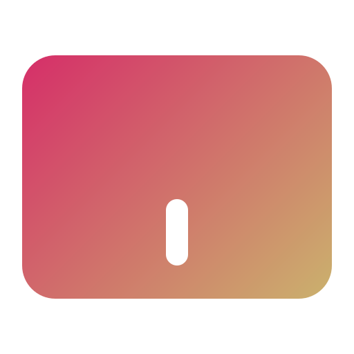 Trackpad Generic gradient fill icon