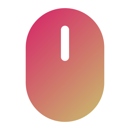 ワイヤレスマウス Generic gradient fill icon