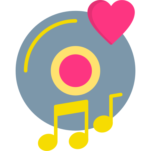 Love song Generic color fill icon