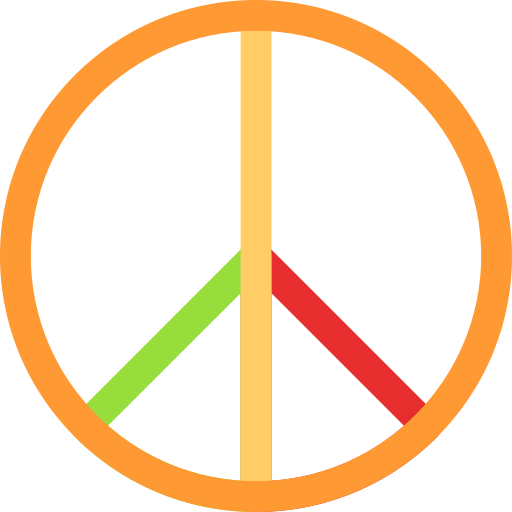 平和 Generic color fill icon