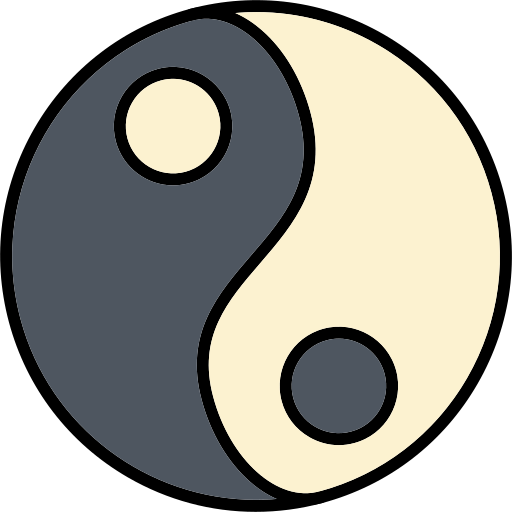 yin yang Generic color lineal-color icona
