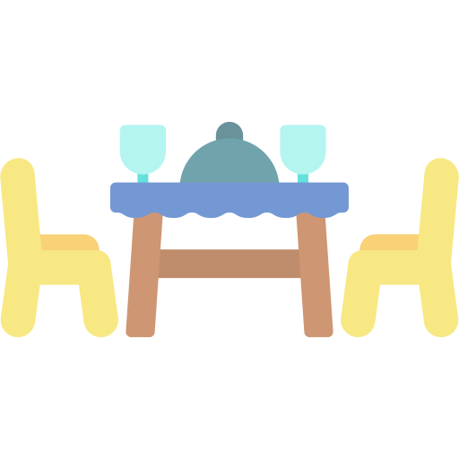 mesa del comedor Generic color fill icono