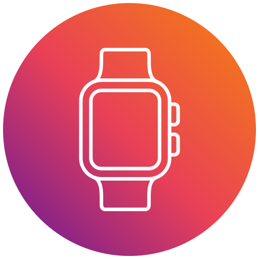 slim horloge Generic gradient fill icoon