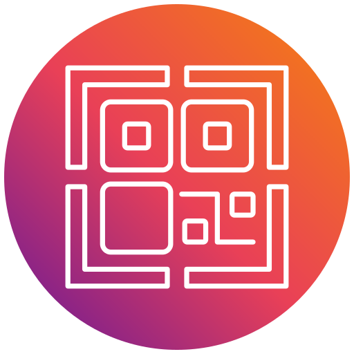 qrコード Generic gradient fill icon