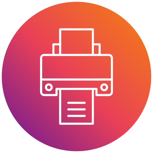 Printer Generic gradient fill icon