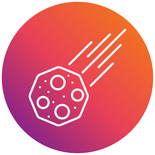 Asteroid Generic gradient fill icon