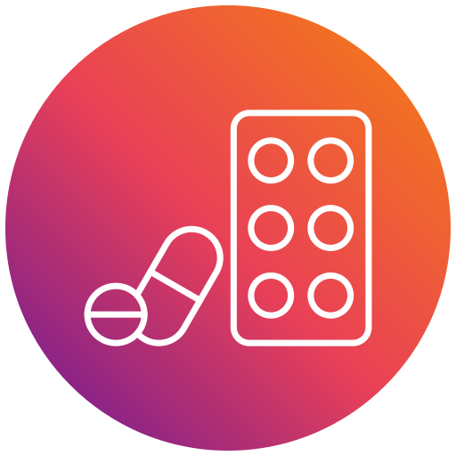 Pills Generic gradient fill icon