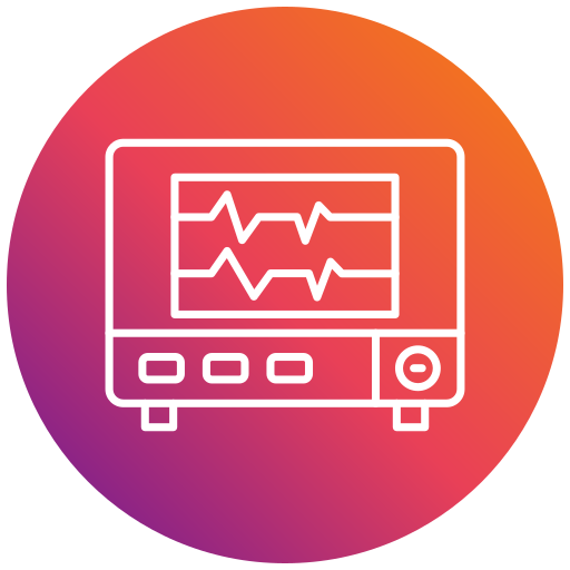 Heart monitoring Generic gradient fill icon