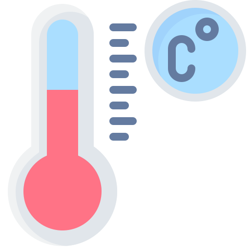 température Generic color fill Icône