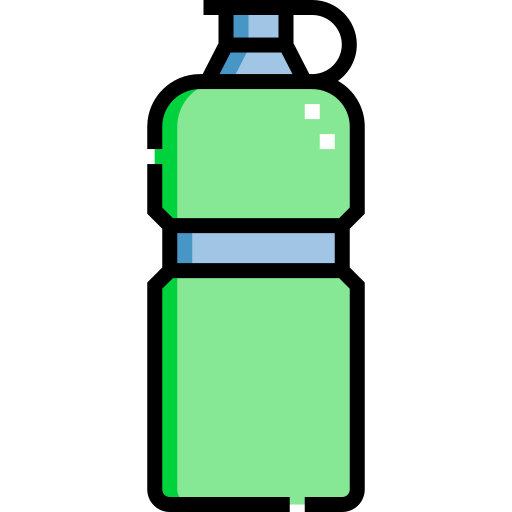 水筒 Detailed Straight Lineal color icon