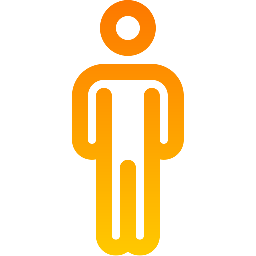 person Generic gradient outline icon