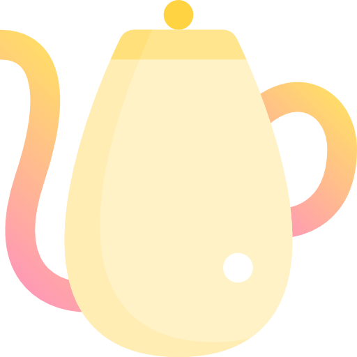 Coffee pot Fatima Yellow icon