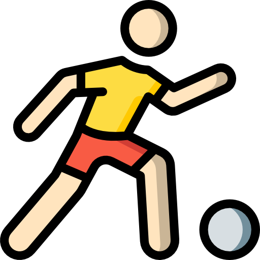 Football player Basic Miscellany Lineal Color icon